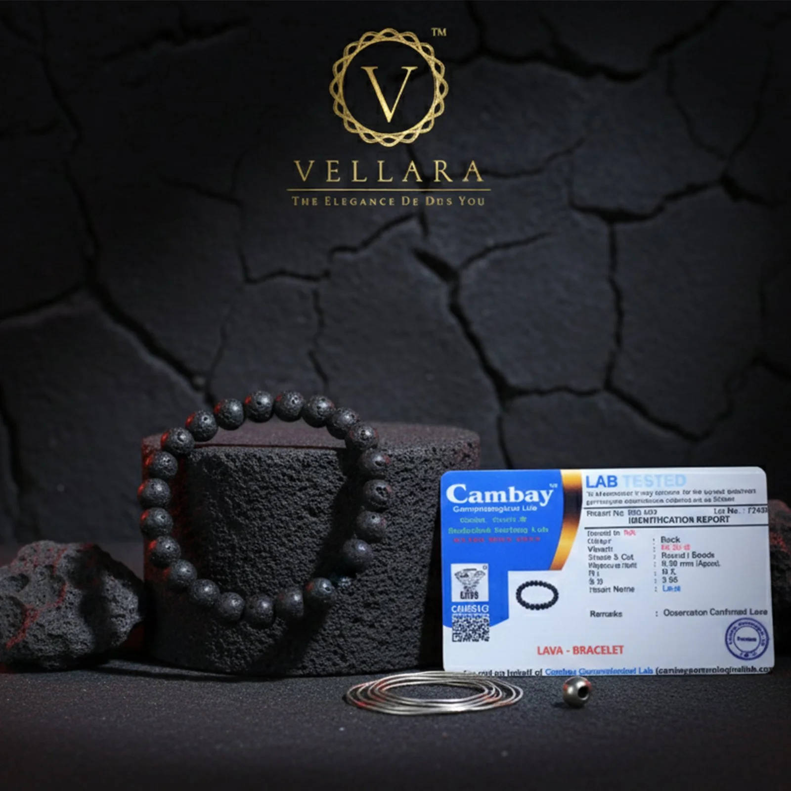 Lava Stone Bracelet – To Control Anger and Lethargy
