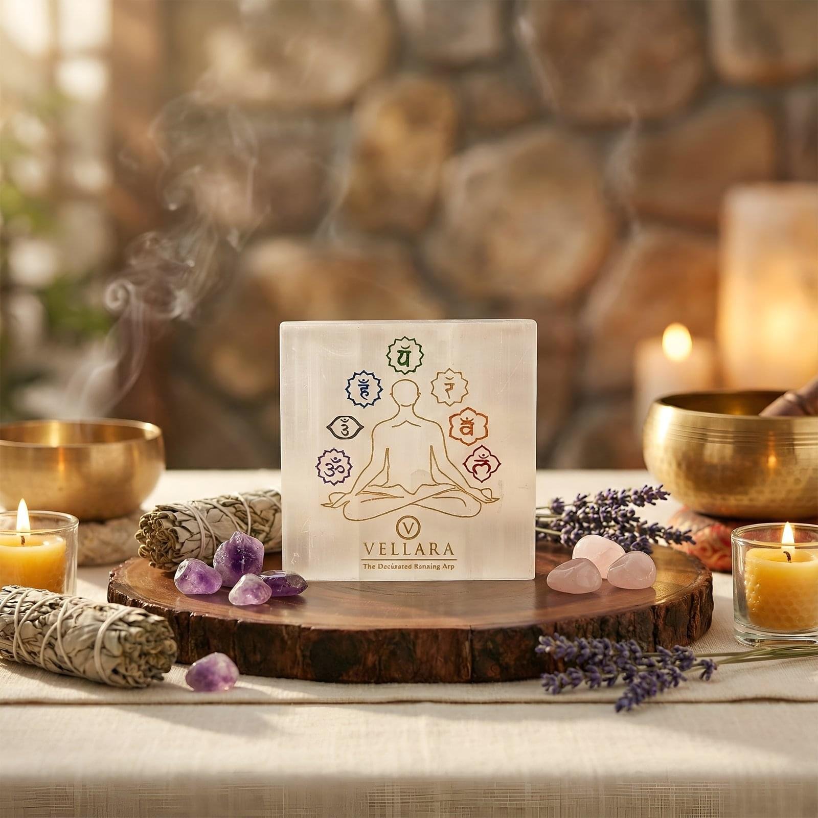 Selenite Crystal Charging Plate