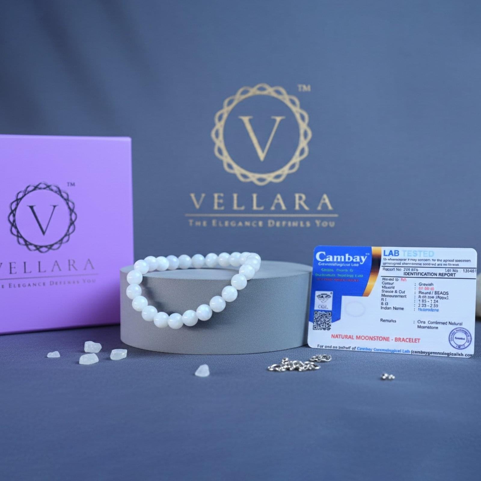 Moonstone Bracelet - To Give Mental Clarity & Removes Failures