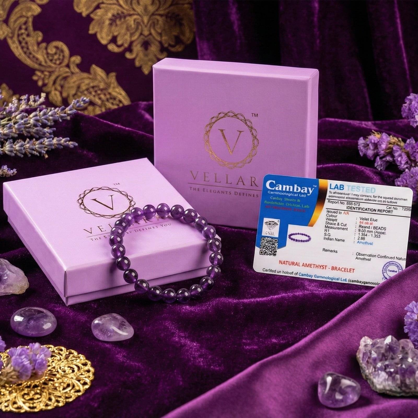 Amethyst Bracelet - For Building Confidence & Ensures Success